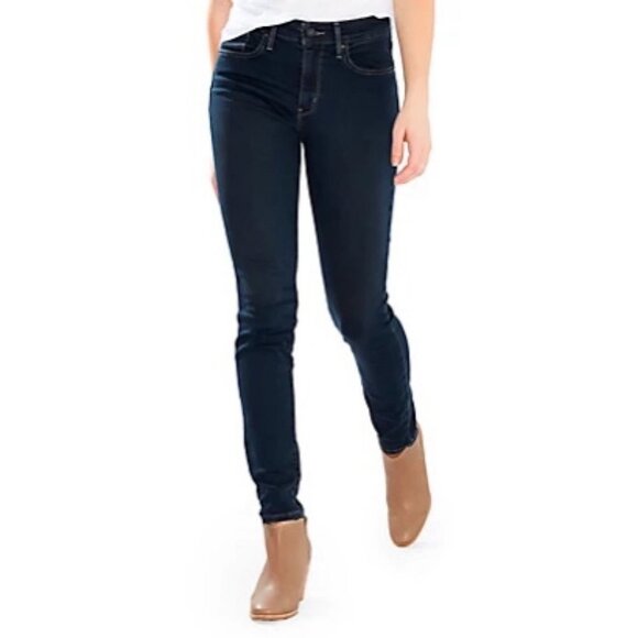 Levis 721 Skinny Jeans High Rise 188820012 Blue Size 24 Minimal Stretch Denim‎ - Picture 2 of 9